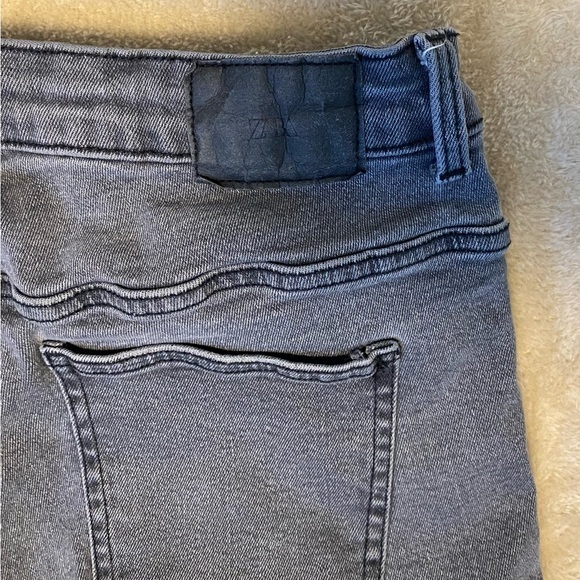 ZARA WOMENS SKINNY JEANS BLACK SIZE‎ 12 - Picture 4 of 8
